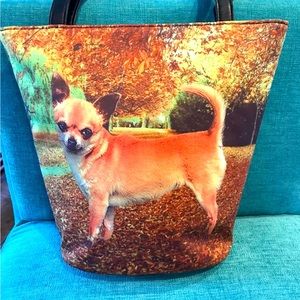 Adorable Autumn Chihuahua Satchel